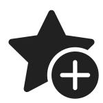 Star Add SVG Icon